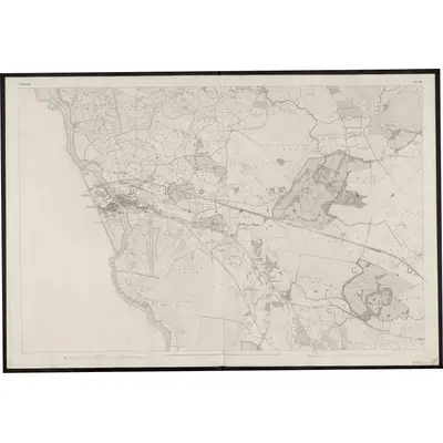 1837 Map of Westmeath - Sheet 29, 1861 Print