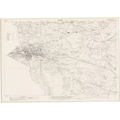 1953 Map of Westmeath - Sheet 29, 1965 Print