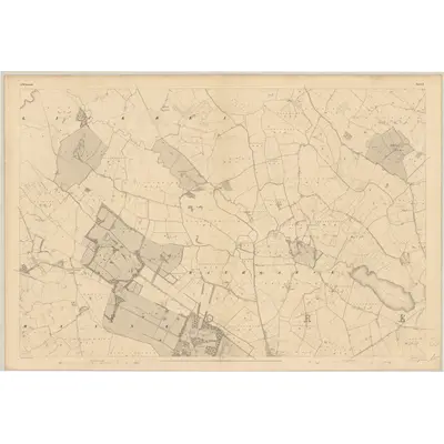 1837 Map of Westmeath - Sheet 3, 1838 Print