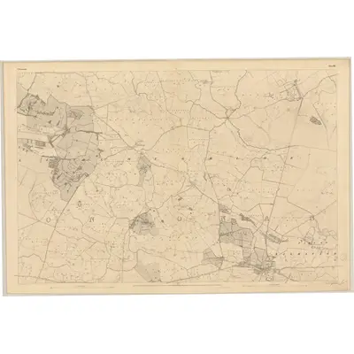 1837 Map of Westmeath - Sheet 30, 1838 Print