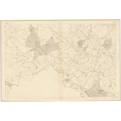 1837 Map of Westmeath - Sheet 31, 1838 Print