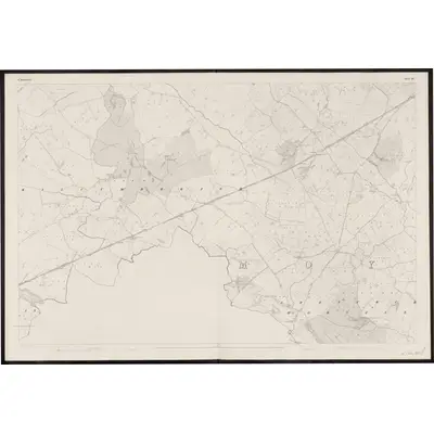 1837 Map of Westmeath - Sheet 31, 1863 Print