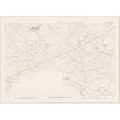 1912 Map of Westmeath - Sheet 31, 1914 Print