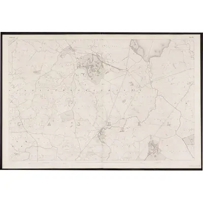 1837 Map of Westmeath - Sheet 32, 1862 Print