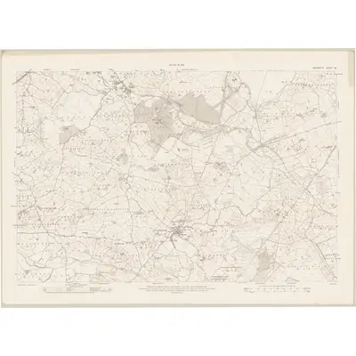 1912 Map of Westmeath - Sheet 32, 1914 Print