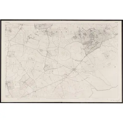 1837 Map of Westmeath - Sheet 33, 1863 Print