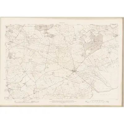 1912 Map of Westmeath - Sheet 33, 1914 Print