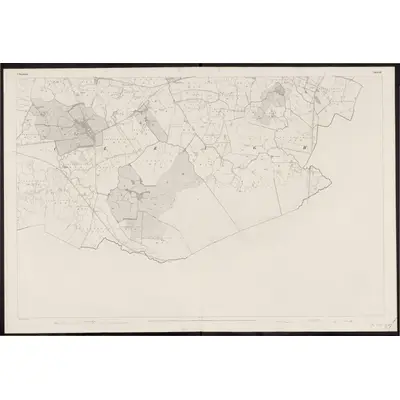 1837 Map of Westmeath - Sheet 36, 1862 Print