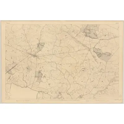 1837 Map of Westmeath - Sheet 38, 1838 Print