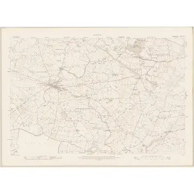 1912 Map of Westmeath - Sheet 38, 1914 Print
