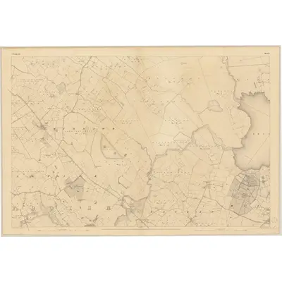 1837 Map of Westmeath - Sheet 6, 1838 Print
