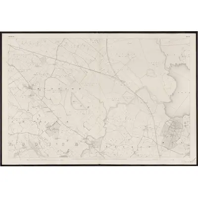 1837 Map of Westmeath - Sheet 6, 1860 Print