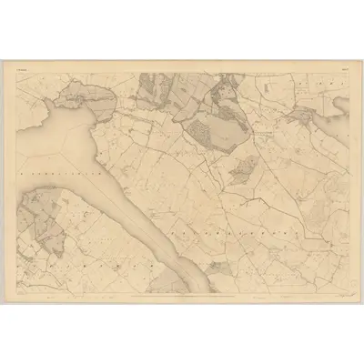 1837 Map of Westmeath - Sheet 7, 1838 Print