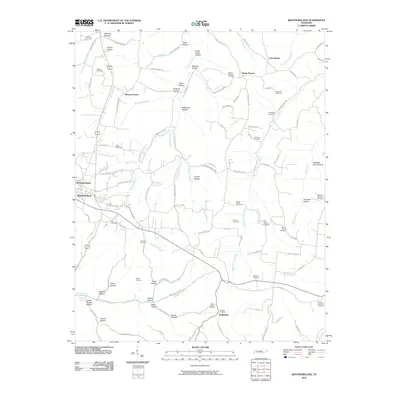 2010 Map of Westmoreland, 2010 Print