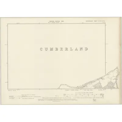 1897 Map of Westmorland IV.NW & NE, 1900 Print