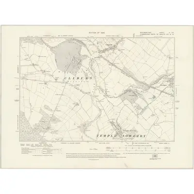 1913 Map of Westmorland IV.SE, 1920 Print
