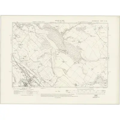 1911 Map of Westmorland IX.SE, 1920 Print