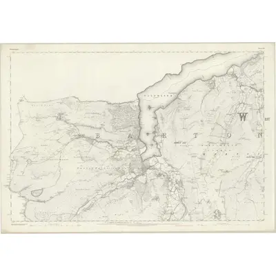 1860 Map of Westmorland XII, 1863 Print