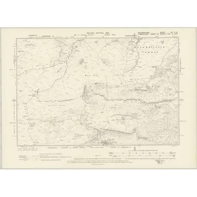 1897 Map of Westmorland XII.NW, 1899 Print