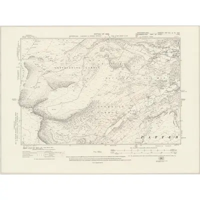 1913 Map of Westmorland XIIa.SE & XII.SW, 1920 Print