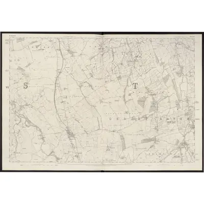 1858 Map of Westmorland XIV, 1863 Print