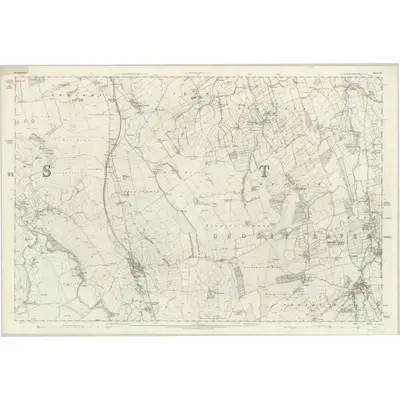 1858 Map of Westmorland XIV, 1863 Print
