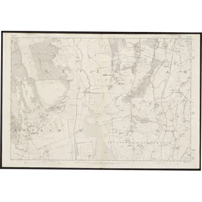 1858 Map of Westmorland XLII, 1862 Print