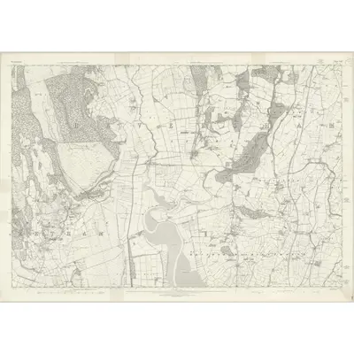 1858 Map of Westmorland XLII, 1862 Print