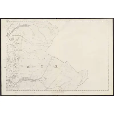 1857 Map of Westmorland XLIV, 1862 Print
