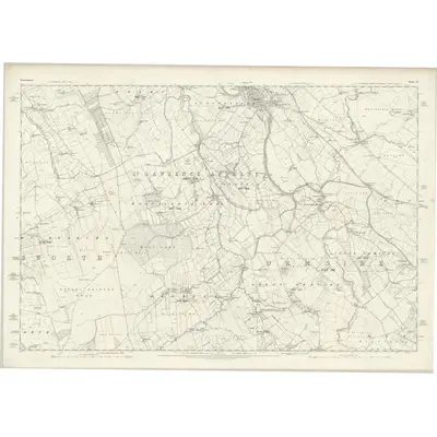 1859 Map of Westmorland XV, 1863 Print
