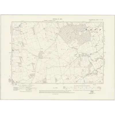 1913 Map of Westmorland XV.SW, 1920 Print