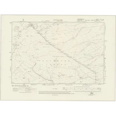 1911 Map of Westmorland XVII.NW, 1920 Print