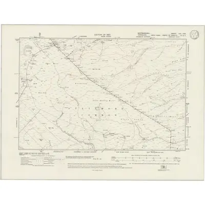 1911 Map of Westmorland XVII.NW, 1946 Print