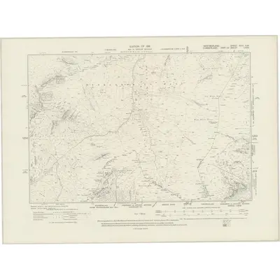 1912 Map of Westmorland XVIII.SW, 1919 Print