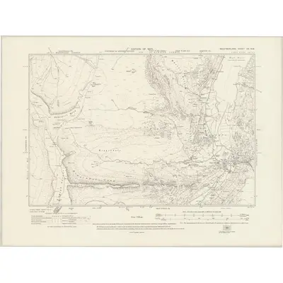1911 Map of Westmorland XX.NW, 1920 Print