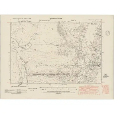 1938 Map of Westmorland XX.NW, 1948 Print