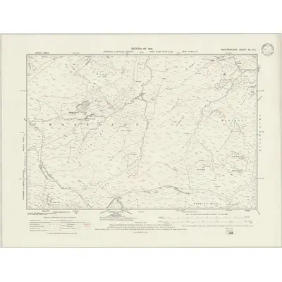 1911 Map of Westmorland XX.SE, 1946 Print