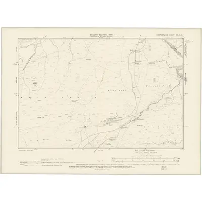 1897 Map of Westmorland XXI.SW, 1899 Print