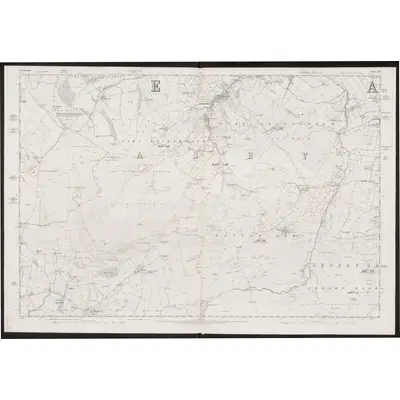 1858 Map of Westmorland XXII, 1863 Print