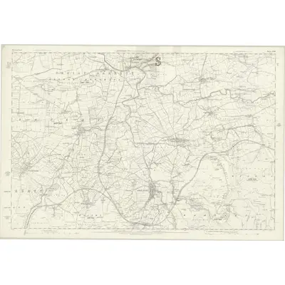 1857 Map of Westmorland XXIII, 1862 Print