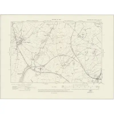 1911 Map of Westmorland XXIII.SW, 1920 Print