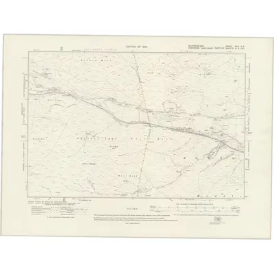 1911 Map of Westmorland XXIV.NE, 1920 Print