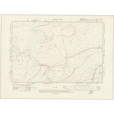 1911 Map of Westmorland XXIV.SE, 1920 Print