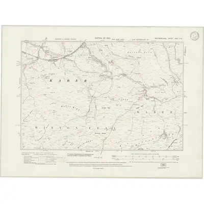 1911 Map of Westmorland XXIV.SW, 1946 Print
