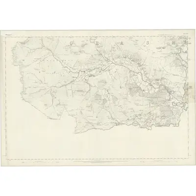 1859 Map of Westmorland XXV, 1862 Print