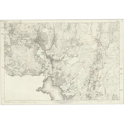 1859 Map of Westmorland XXVI, 1863 Print