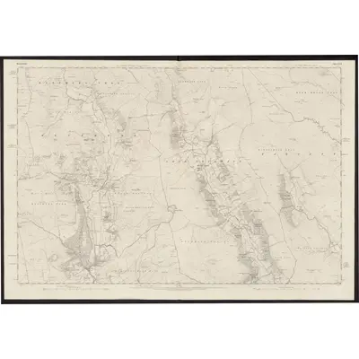 1858 Map of Westmorland XXVII, 1863 Print