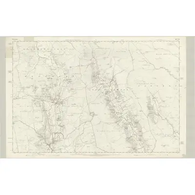 1858 Map of Westmorland XXVII, 1863 Print