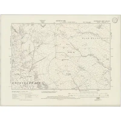1911 Map of Westmorland XXVII.NE, 1946 Print