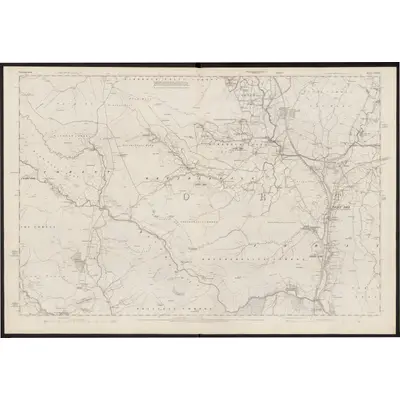 1858 Map of Westmorland XXVIII, 1863 Print